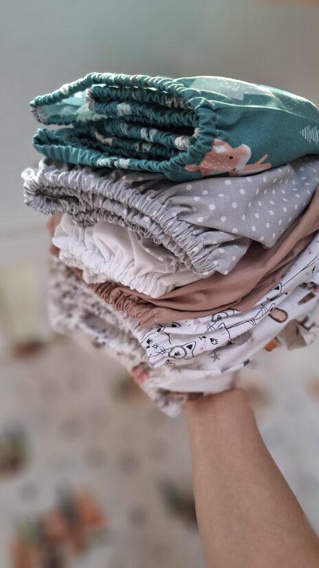 Palagi gultām/šūpuļiem-gatavā produkcija