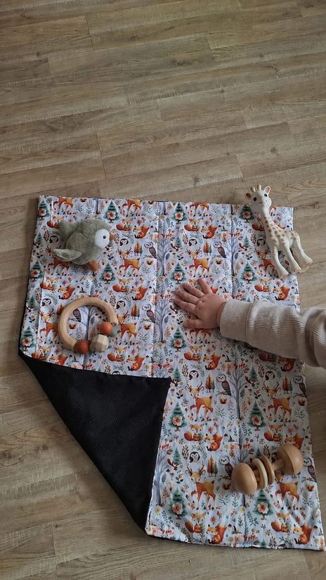 Play mat with a non-slip bottom
