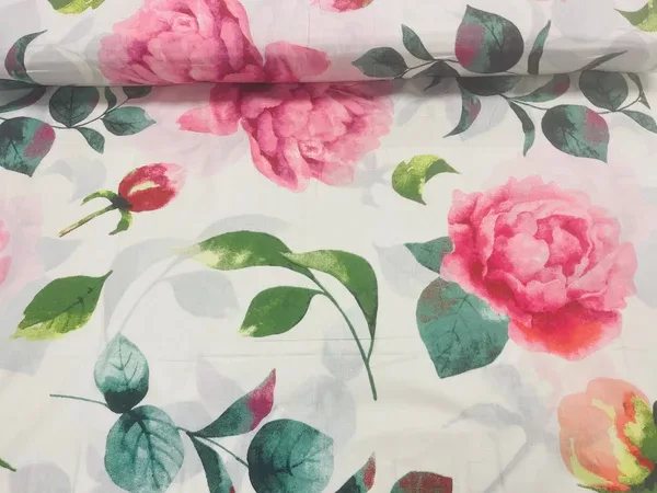 Kokvilnas autiņi-peonijas/50*70 cm