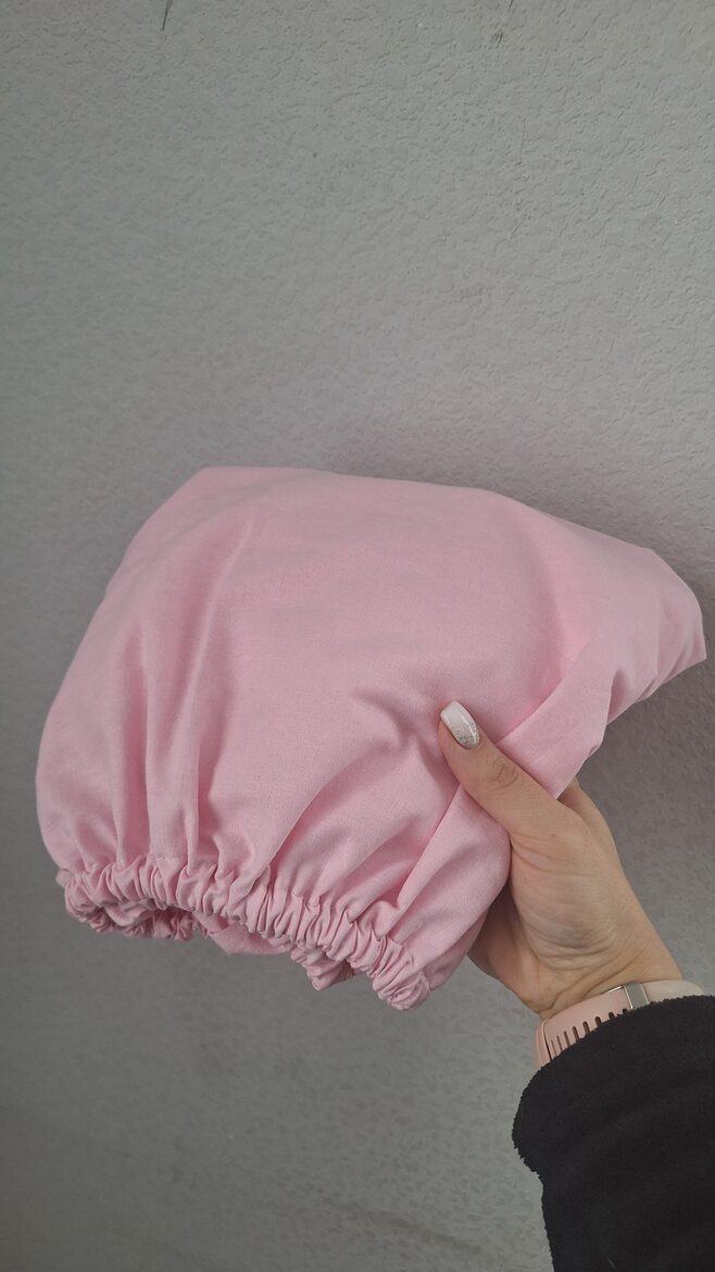 Palags gultai un šūpulim/ pūderrozā