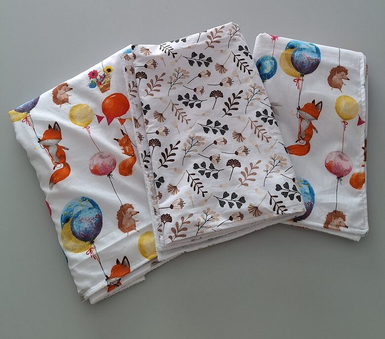 Kokvilnas autiņi-komplekts 3 gb /50*70 cm