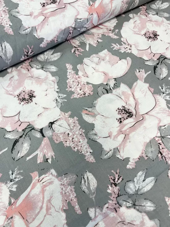 Kokvilnas autiņi-rozes/50*70 cm