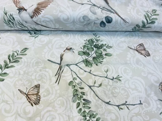 Palags gultiņai 80*160 cm /zvirbuļi/gatavais