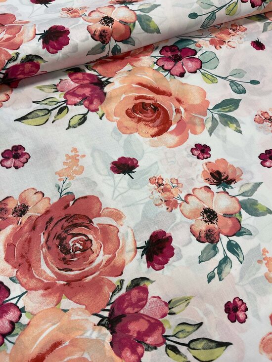 Spilveni/ziedi kokvilna