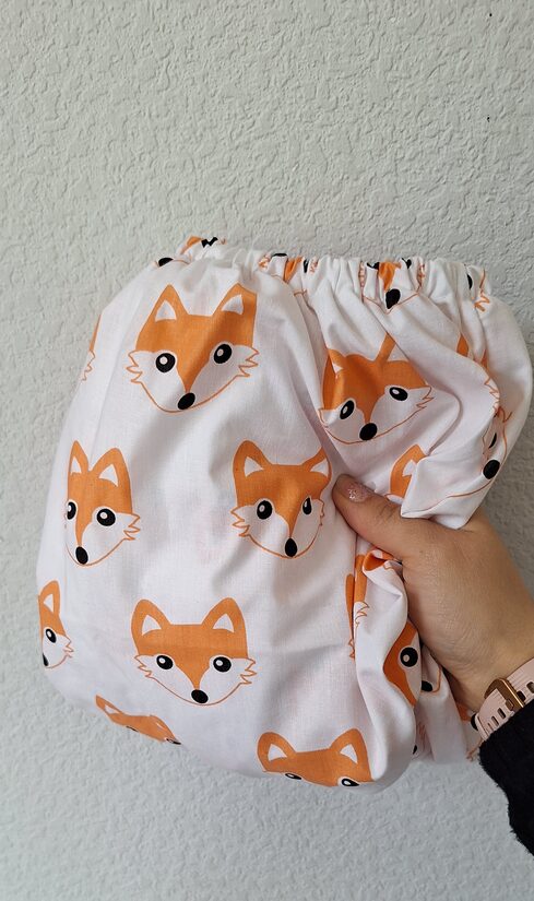 Palags gultai/šūpulim lapsas oranžas