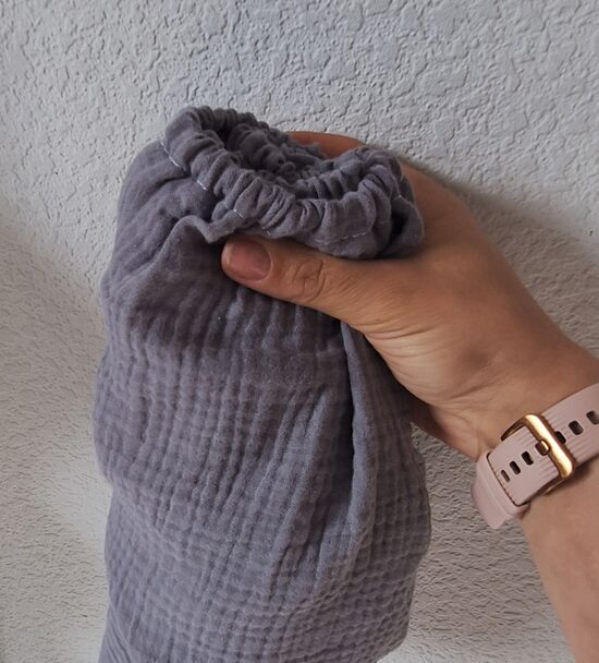 Muslīna palags gultai/šūpulim-Vienkrāsains