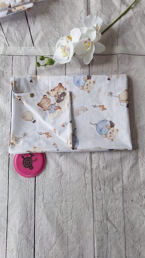 Kokvilnas spilvendrānas bērnu dizaini