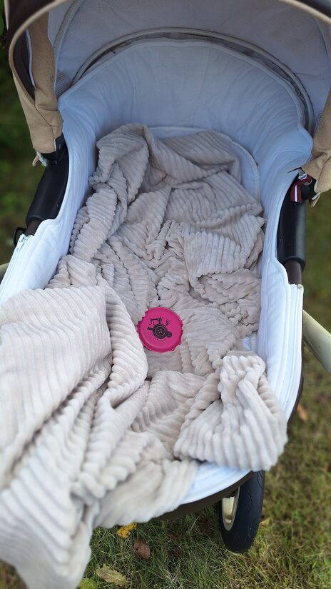 Rievotā minky sedziņa/pleds