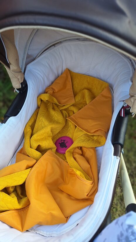 Pītais + kokvilna/sinepju/70*100 cm