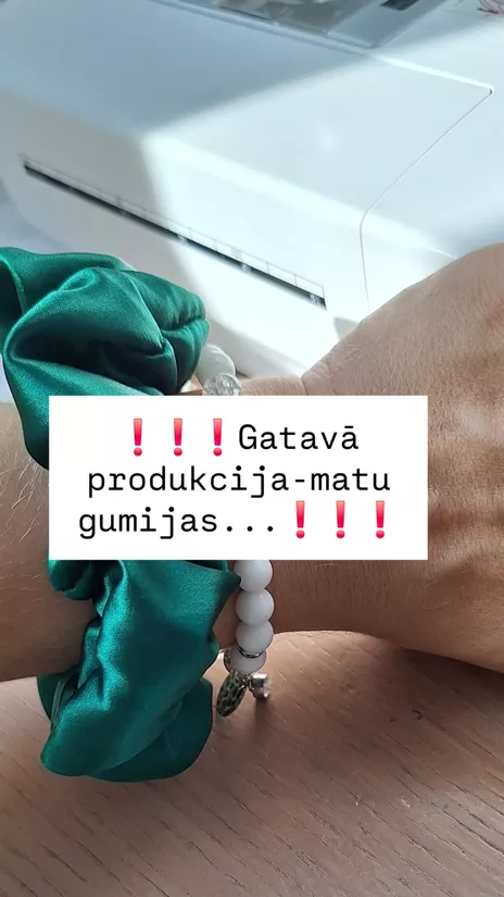 Dabīgā un mākslīgā zīda matu gumijas