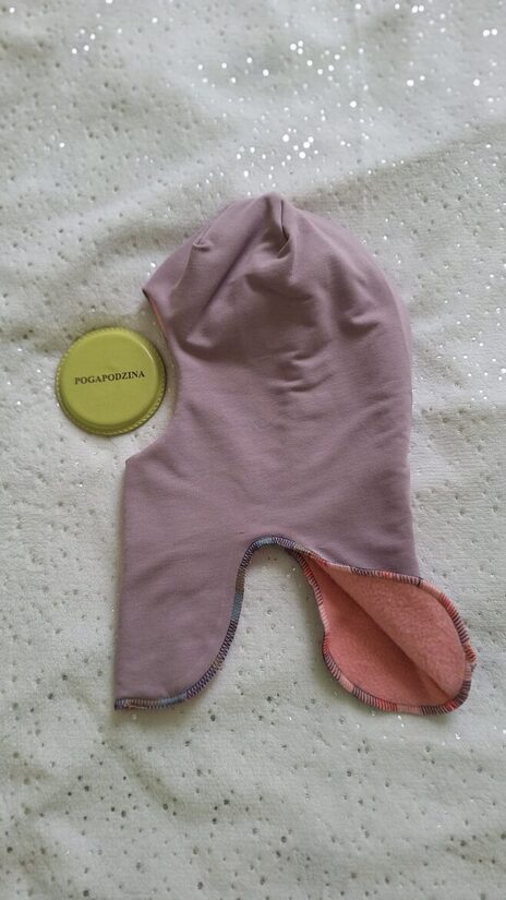 Ķivercepure/veci rozā + rozā flīsa odere /ziemas/48-50 cm/gatavais