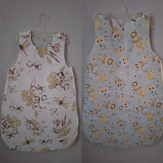 Guļammaiss/0-6 mēneši/70 cm/bitītes + spāres