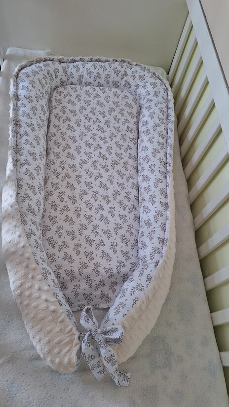 Ligzdiņa-zariņi + vaniļa/kokvilnas + minky