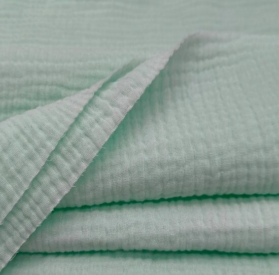 Muslīna sedziņa/ piparmētra/ 100*130 cm