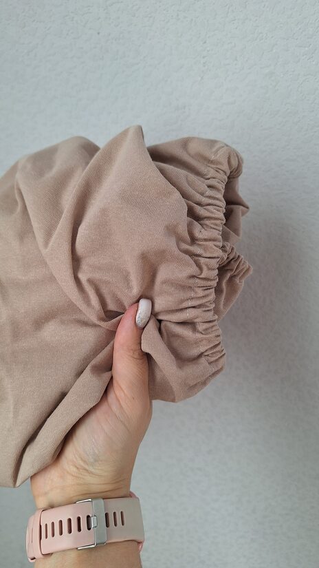 Mitrumnecaurlaidīgs palags gultai/šūpulim /bēša