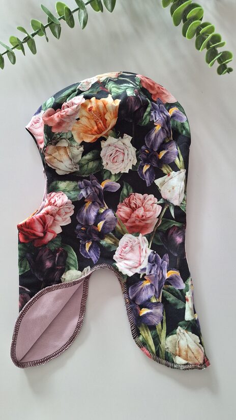 Ķivercepure/ziedi + veci rozā plānā odere /pavasara-rudens/48-50 cm