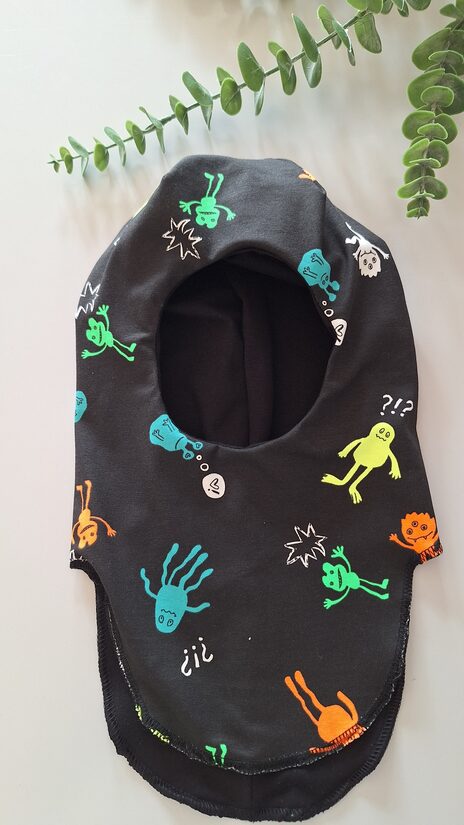 Ķivercepure/monstriņi /pavasara-rudens/52-54 cm