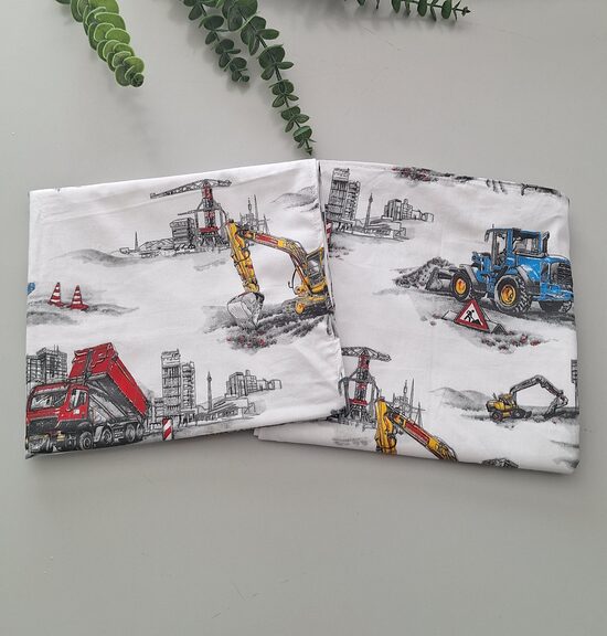 Kokvilnas autiņi-komplekts- auto/50*70 cm