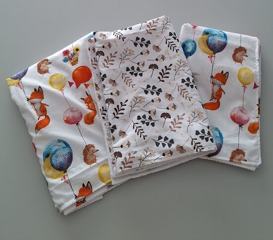 Kokvilnas autiņi-komplekts 3 gb /50*70 cm