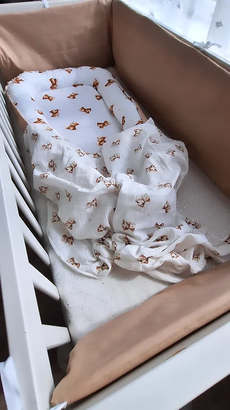Nest –beige+ beer/cotton/ made to order