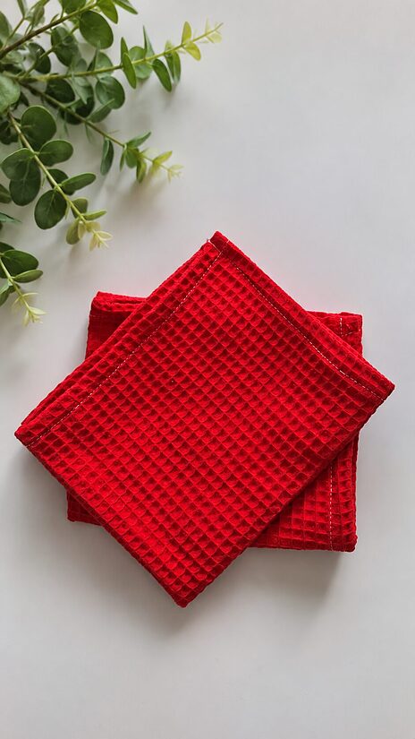 Hand towel/40*40 cm/red