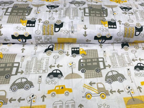 Kokvilnas autiņi/auto/100*100 cm