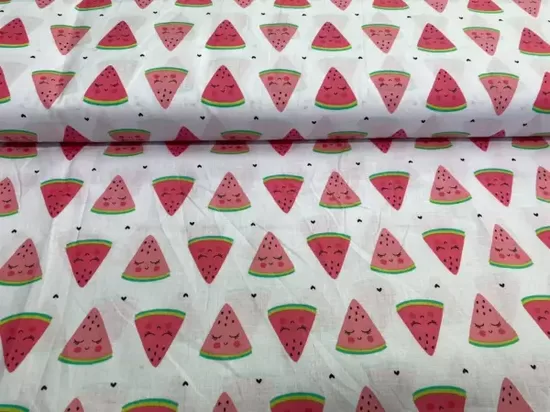 Palags gultiņai  60*120 cm /arbūzi/gatavais