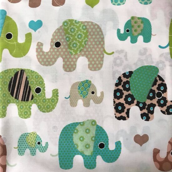 Kokvilnas autiņi/ziloņi/100*100 cm