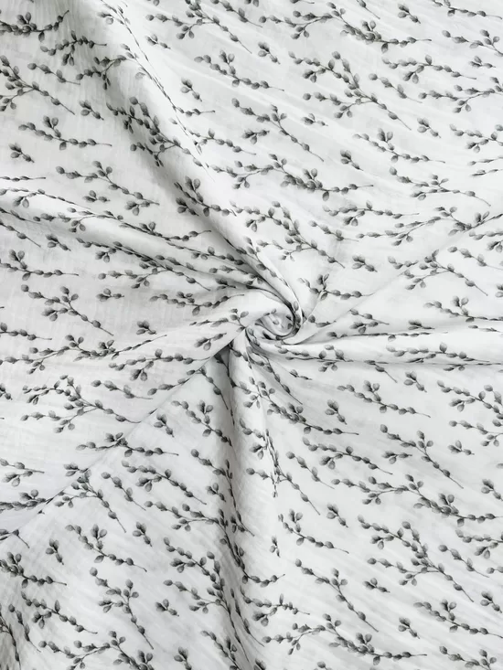 Muslīna sedziņa/pūpoliņi/ 100*130 cm