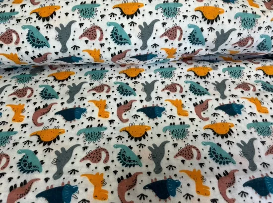 Flaneļa autiņš/ dinozauri/50*70 cm