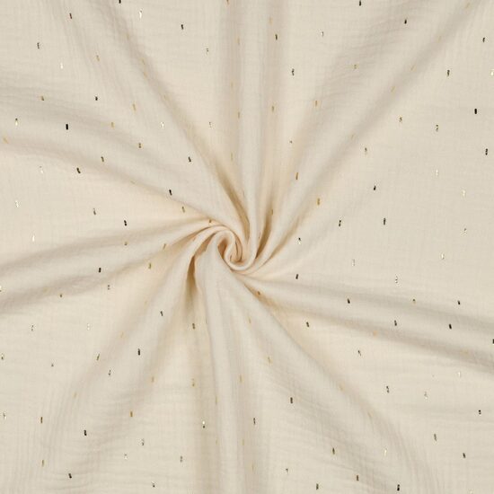 Muslīna sedziņa/zelta krikumi /70*100 cm