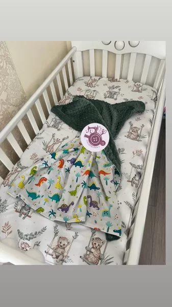 Minky  flīsa un kokvilnas sedziņa 